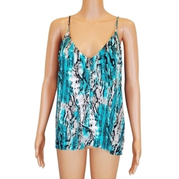 Umgee USA Multi color spaghetti straps blouse - Picture 12 of 13